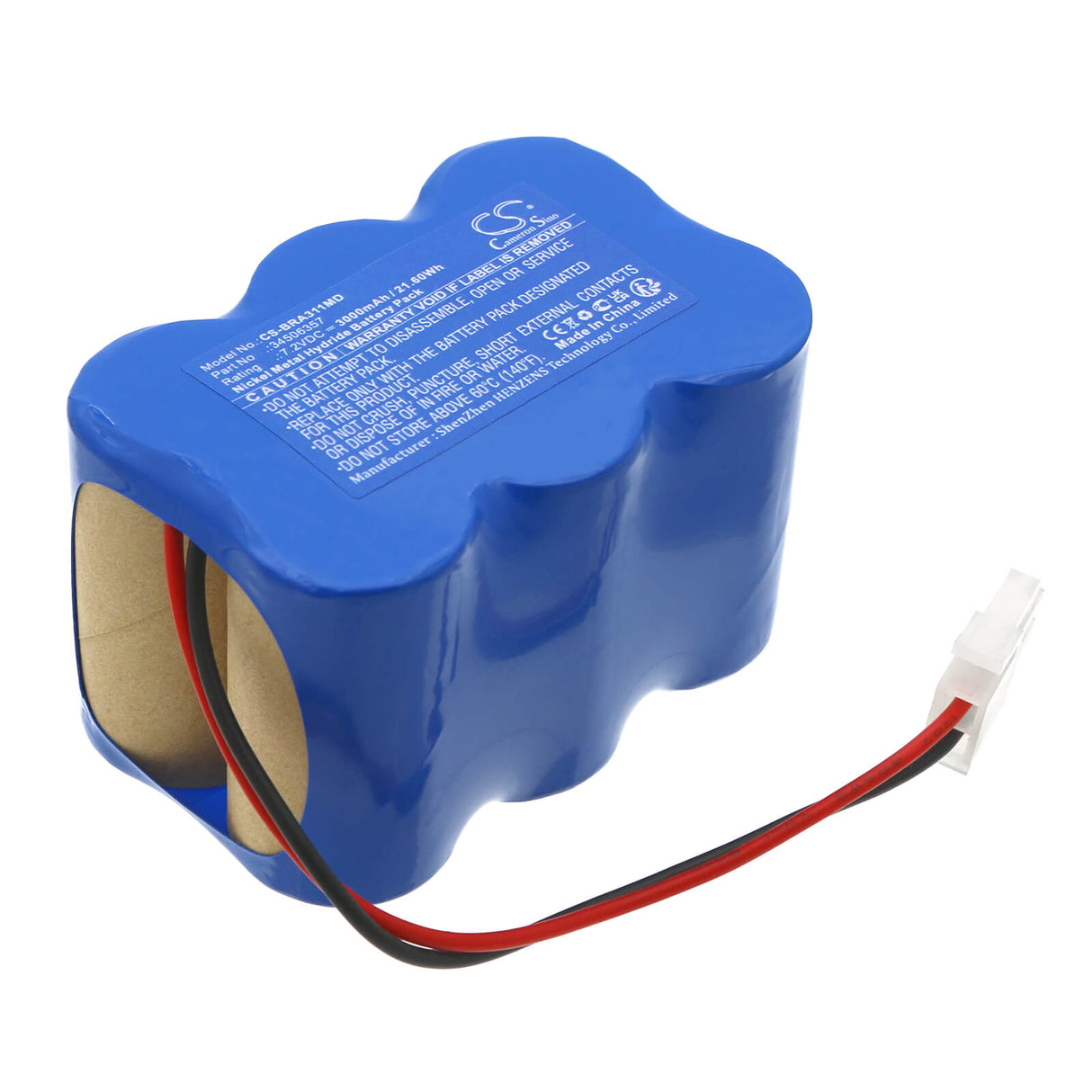 7,2V, Ni-MH, 3000mAh, Batterie médicale compatible avec B.braun, 34506357, Pousse Seringue Perfusor Fm Se, Pompe à Seringue Perfusor Fm Serin, 21,6Wh Médical Cameron Sino Technology Limited (Médical)