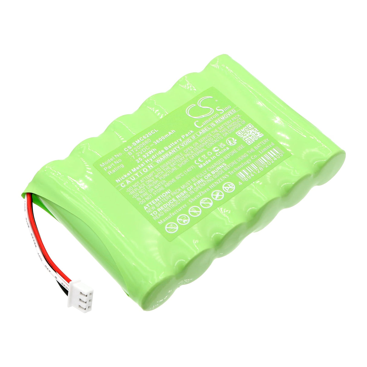 7.2v, Ni-mh, 3600mah, Batterie de communication et de conférence compatible avec C620 Sip Wireless Conference, 25.92wh Communication & Conférence Cameron Sino Technology Limited