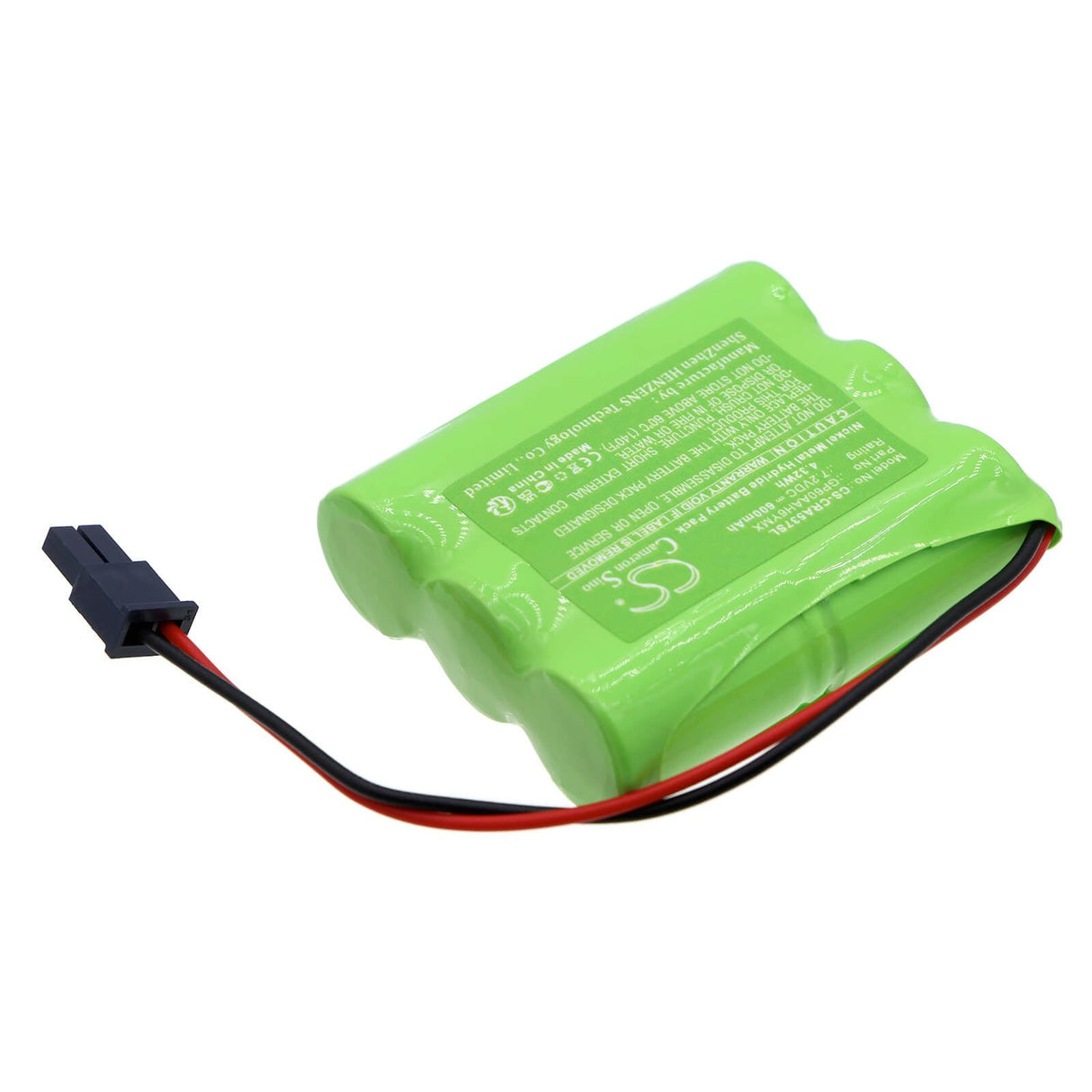 7.2V, Ni-MH, 600mAh, Siren Alarm battery fits Cobra, Gp60aah6ymx, 5370, 5370 Alarm Sounder, 4.32Wh Siren Alarm Cameron Sino Technology Limited
