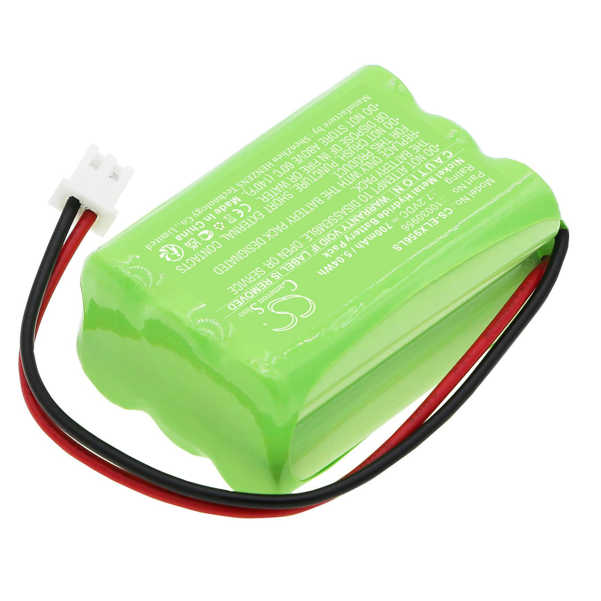 7.2V, Ni-MH, 700mAh, Emergency Lighting battery fits Esylux, 10030956, Sc/c, Slc, 5.04Wh Emergency Lighting Cameron Sino Technology Limited
