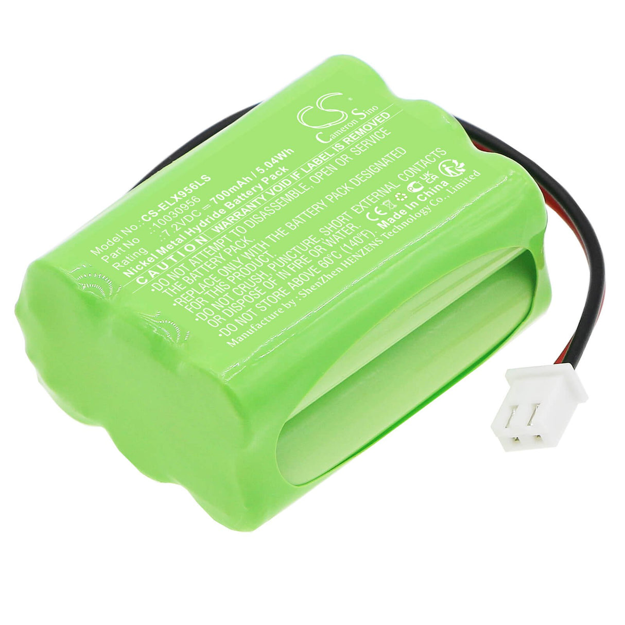 7.2V, Ni-MH, 700mAh, Emergency Lighting battery fits Esylux, 10030956, Sc/c, Slc, 5.04Wh Emergency Lighting Cameron Sino Technology Limited