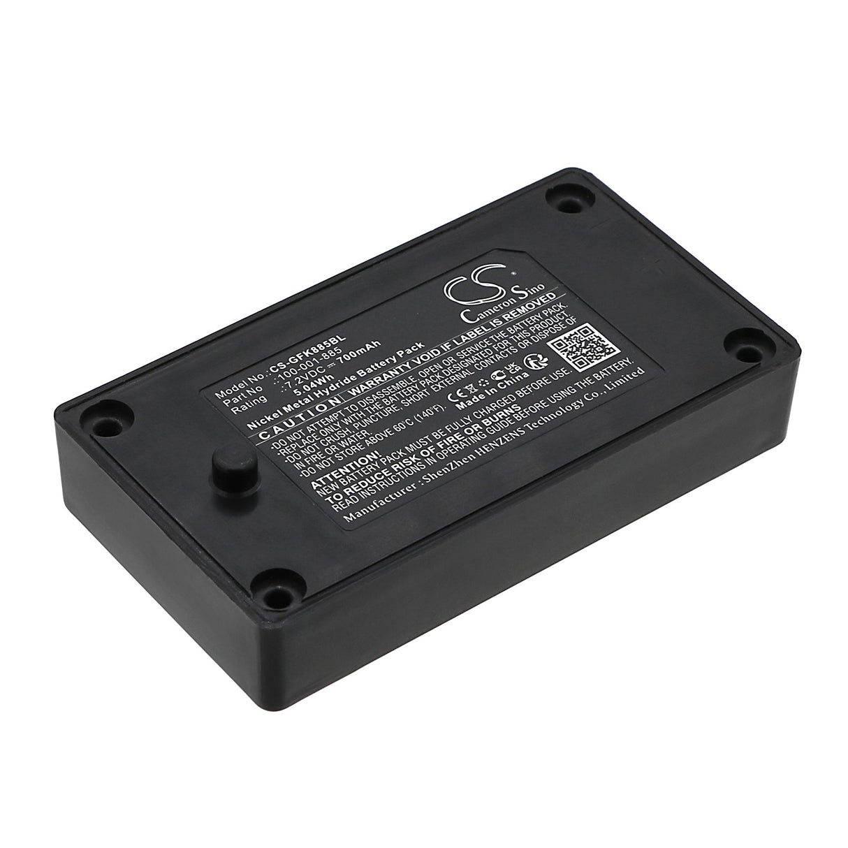 7.2V, Ni-MH, 700mAh, Crane Remote Battery fits Gross Funk, Ego, 5.04Wh Crane Remote Control Cameron Sino Technology Limited