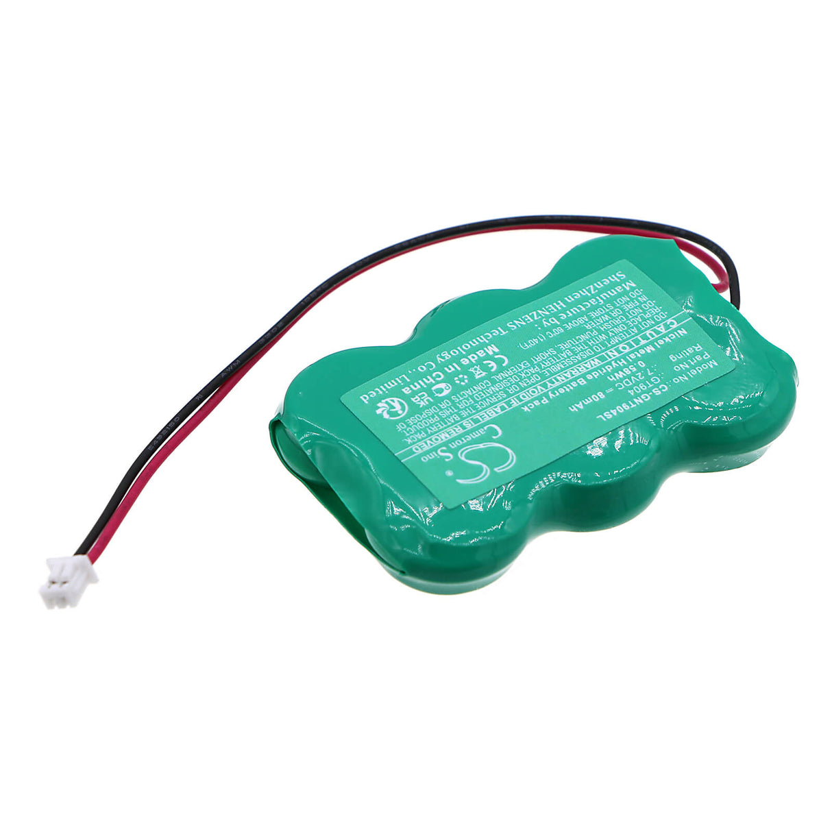 7.2V, Ni-MH, 80mAh, Siren Alarm battery fits Getronic, Gt904, 944 Siren, 945 Siren, 0.58Wh Siren Alarm Cameron Sino Technology Limited