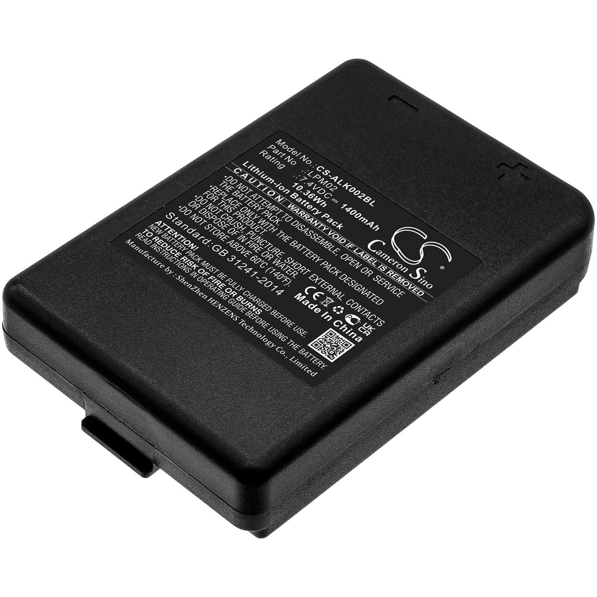 7.4v, 1400mah, Li-ion Crane remote battery Fit's Autec, Ajm, Ajr, Ajs, 10.36wh Crane Remote Control Cameron Sino Technology Limited
