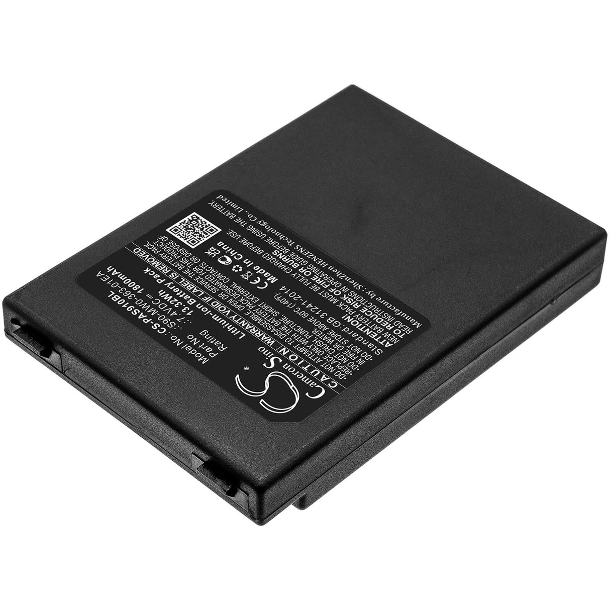 7.4V, Li-ion, 1800mAh, Payment Terminal battery fits Pax, S90-mw0-363-01ea, S90 3g, 13.32Wh Payment Terminal Cameron Sino Technology Limited