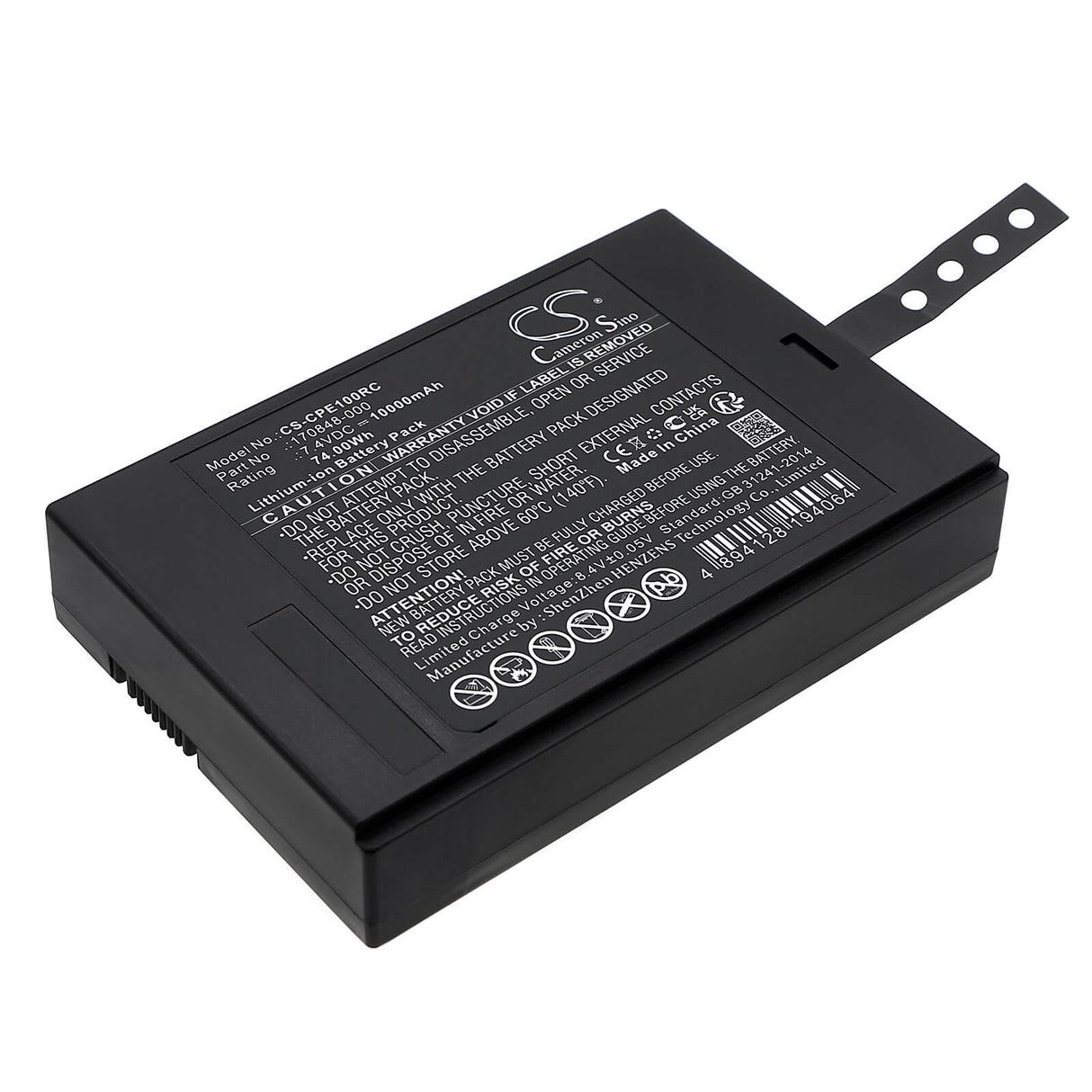 7.4V, Li-ion, 10000mAh, Cable Modem battery fits Cradlepoint, 170848-000, E100 Lte Router, E110 Lte Router, 74Wh Cable Modem Cameron Sino Technology Limited