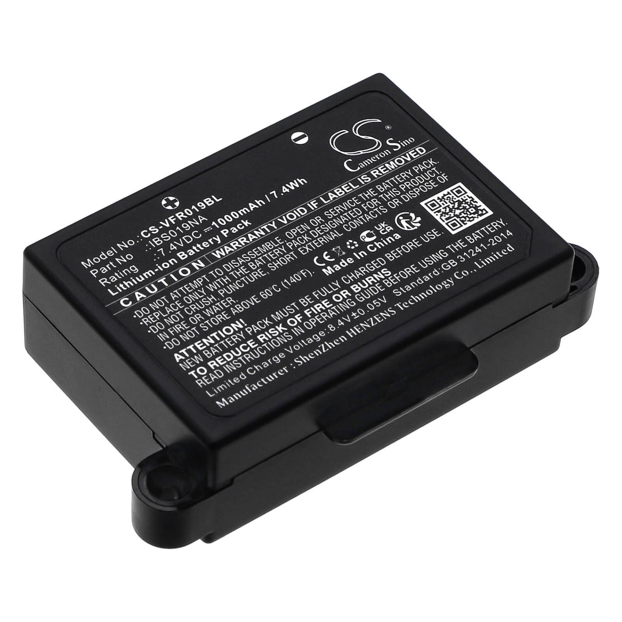 7.4V, Li-ion, 1000mAh, Payment Terminal battery fits Verifone, Ibs019na, Ibs019na, T650c, 7.4Wh Payment Terminal Cameron Sino Technology Limited
