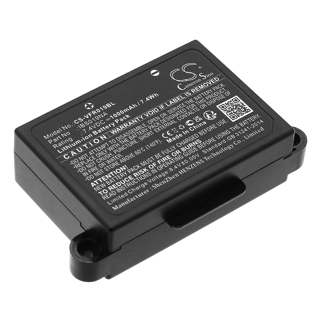 7.4V, Li-ion, 1000mAh, Payment Terminal battery fits Verifone, Ibs019na, Ibs019na, T650c, 7.4Wh Payment Terminal Cameron Sino Technology Limited