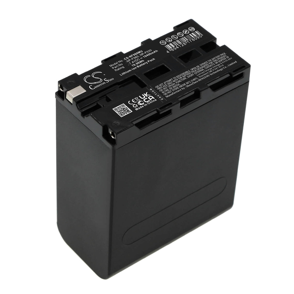 7.4v, Li-ion, 10400mah, Camera Battery Fits Video Devices, 4k Recording Monitors, Pix 240i, 76.96wh Camera Cameron Sino Technology Limited (Camera)