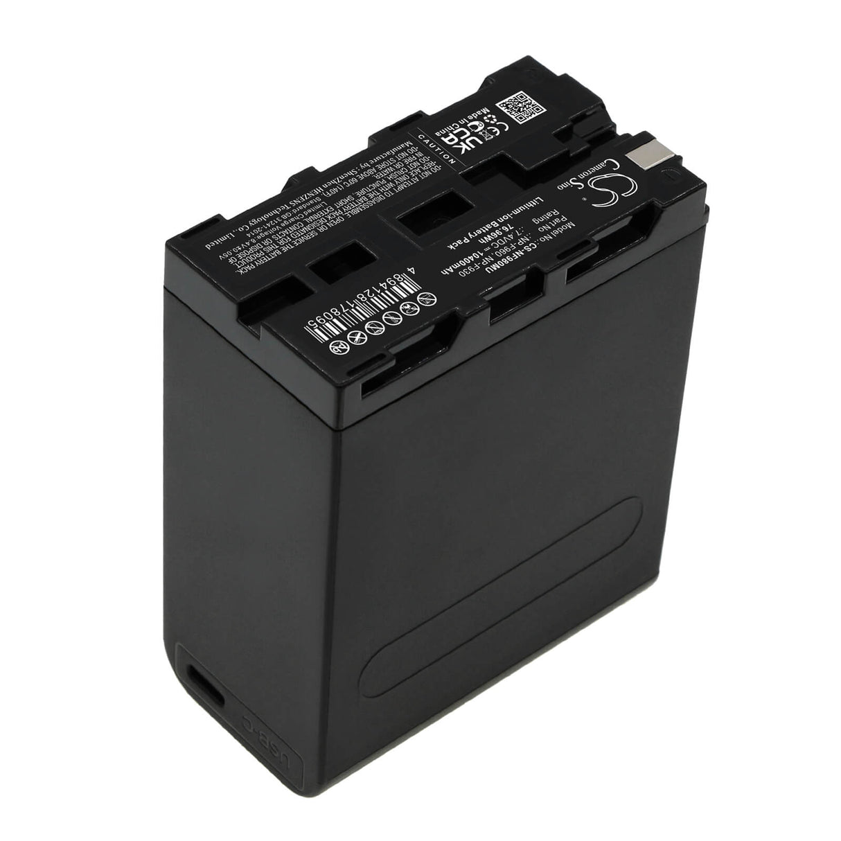 7.4v, Li-ion, 10400mah, Camera Battery Fits Video Devices, 4k Recording Monitors, Pix 240i, 76.96wh Camera Cameron Sino Technology Limited (Camera)