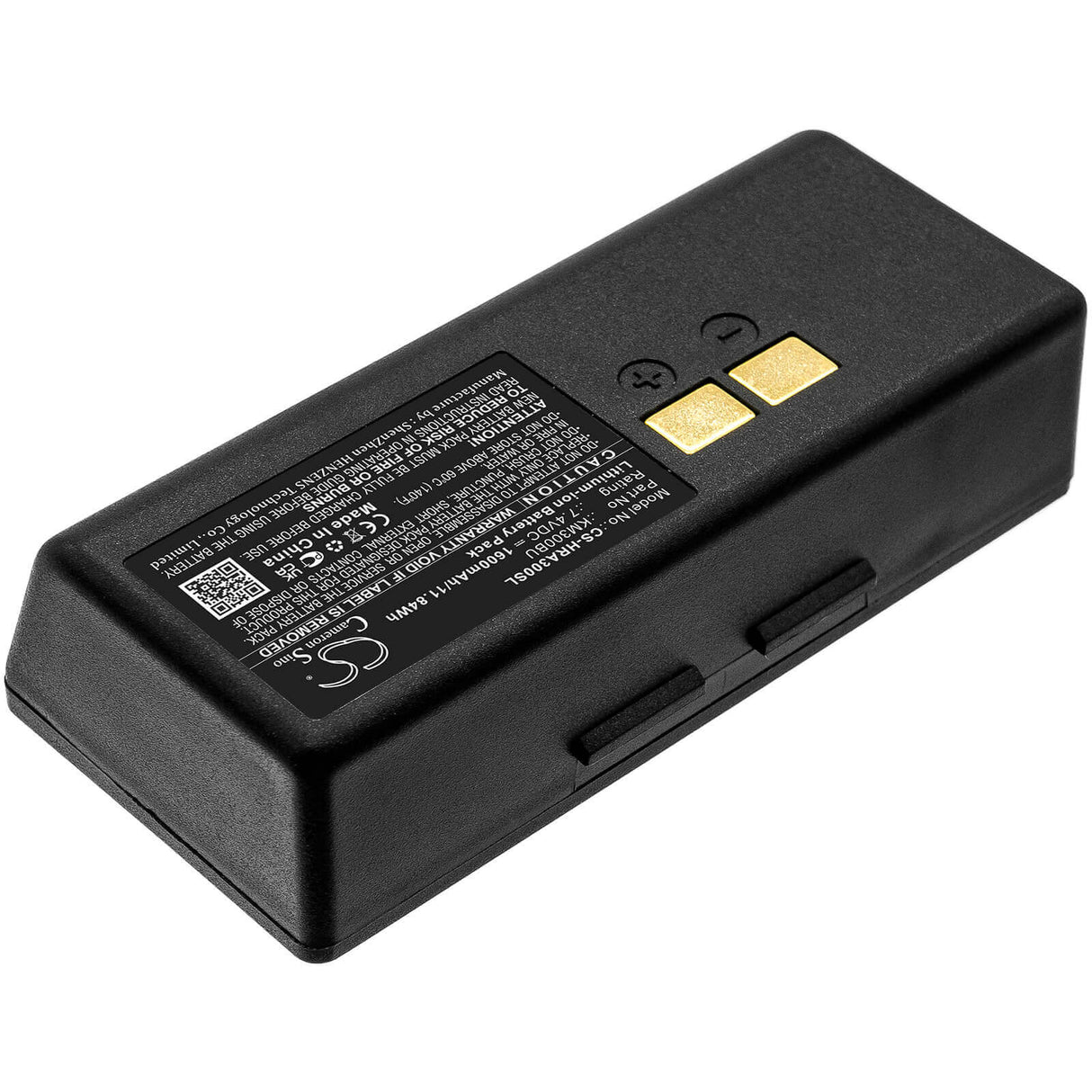 7,4V, Li-ion, 1600mAh, Batterie d'imprimante portable compatible avec Hprt, Km300bu, A300, A318, 11,84Wh Imprimante portable Cameron Sino Technology Limited