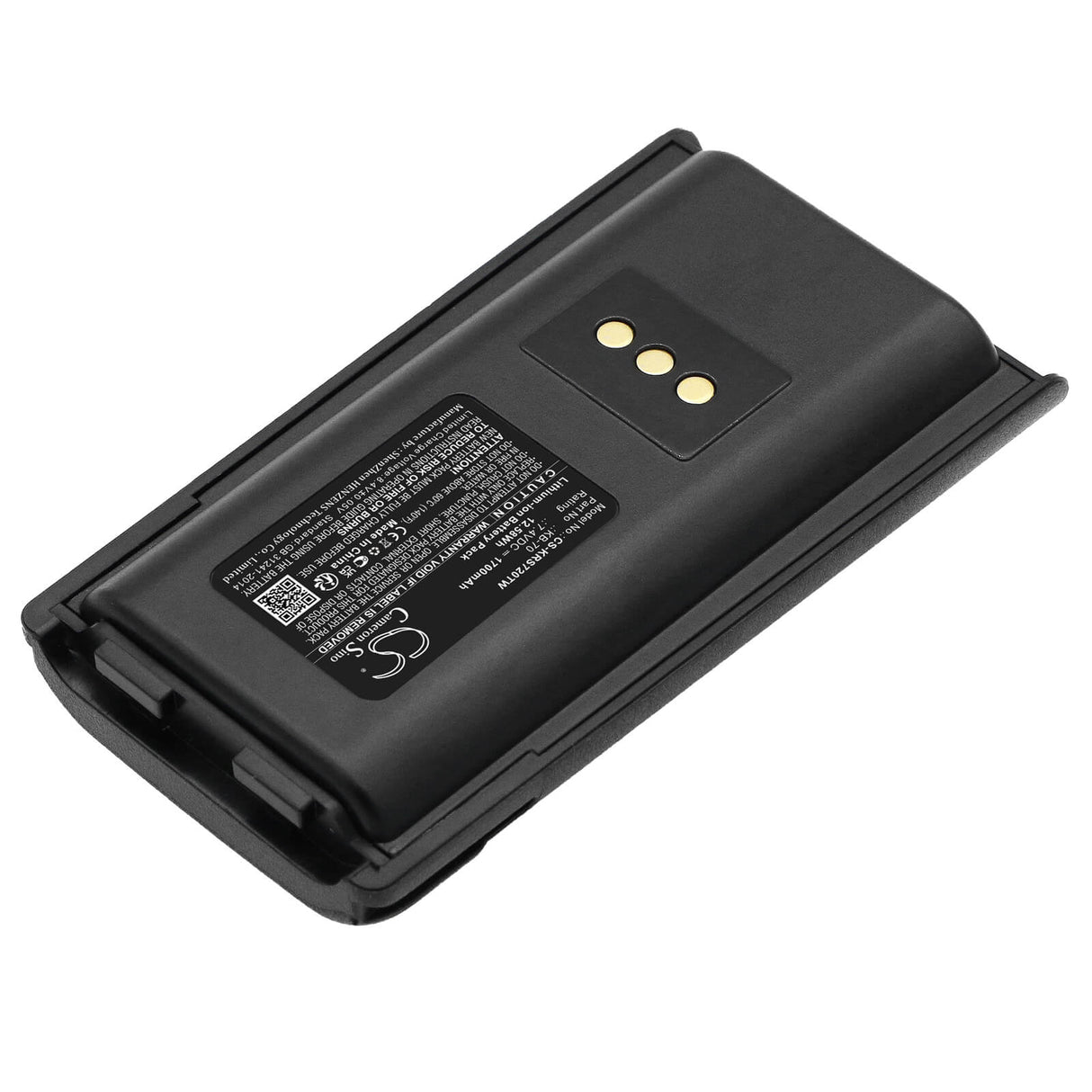 7.4V, Li-ion, 1700mAh, Two-Way Radio battery fits Kirisun, Kb-70, Pt4208, Pt7200, 12.58Wh Two-Way Radio Cameron Sino Technology Limited