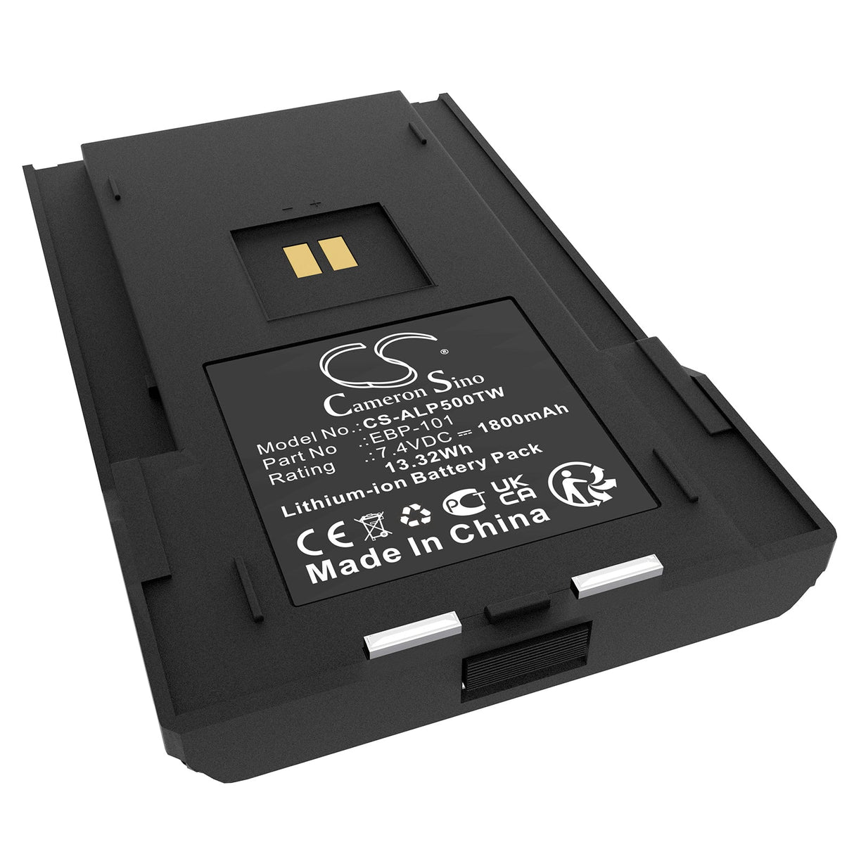 7.4V, Li-ion, 1800mAh, Two-Way Radio battery fits Alinco, Dj-pax4, Dj-vx10, 13.32Wh Two-Way Radio Cameron Sino Technology Limited
