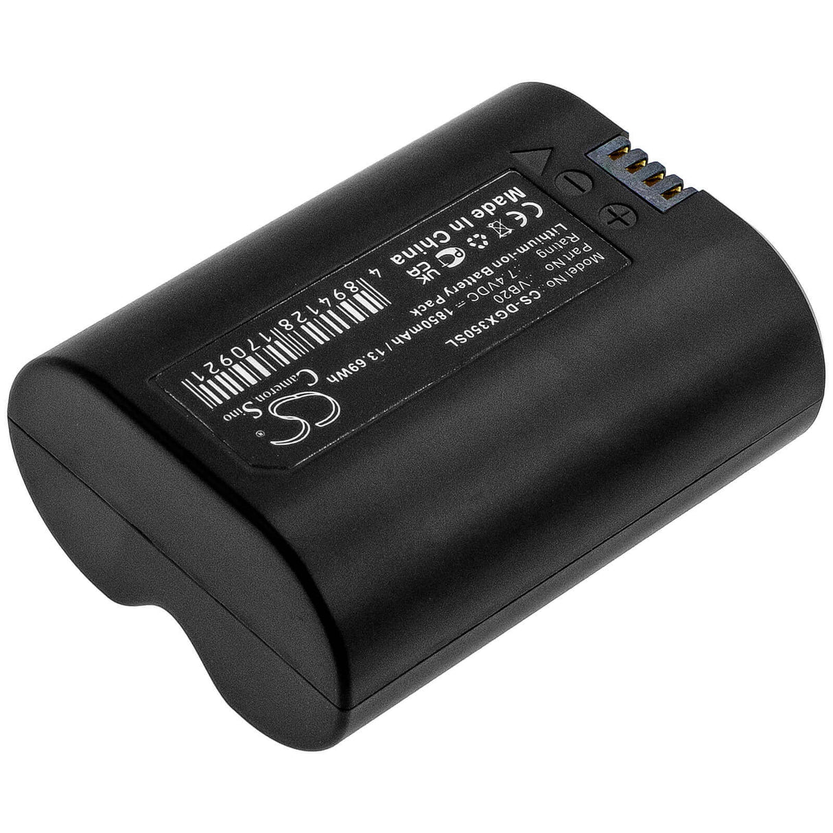 7,4V, Li-ion, 1850mAh, batterie pour éclairage stroboscopique compatible avec Godox, Vb20, V350, V350c, 13,69Wh Éclairage stroboscopique Cameron Sino Technology Limited (Suspendu)
