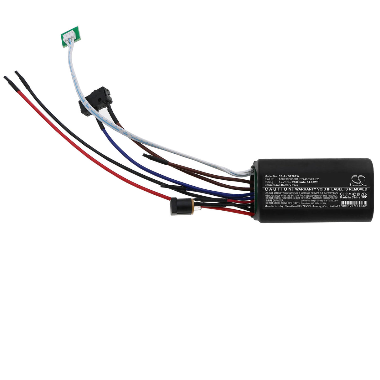 7.4V, Li-ion, 2000mAh, Gardening Tools battery fits Al-ko, A00z396000ir, 113 371, G1821825, 14.80Wh Gardening Tools Cameron Sino Technology Limited (Power Tools)
