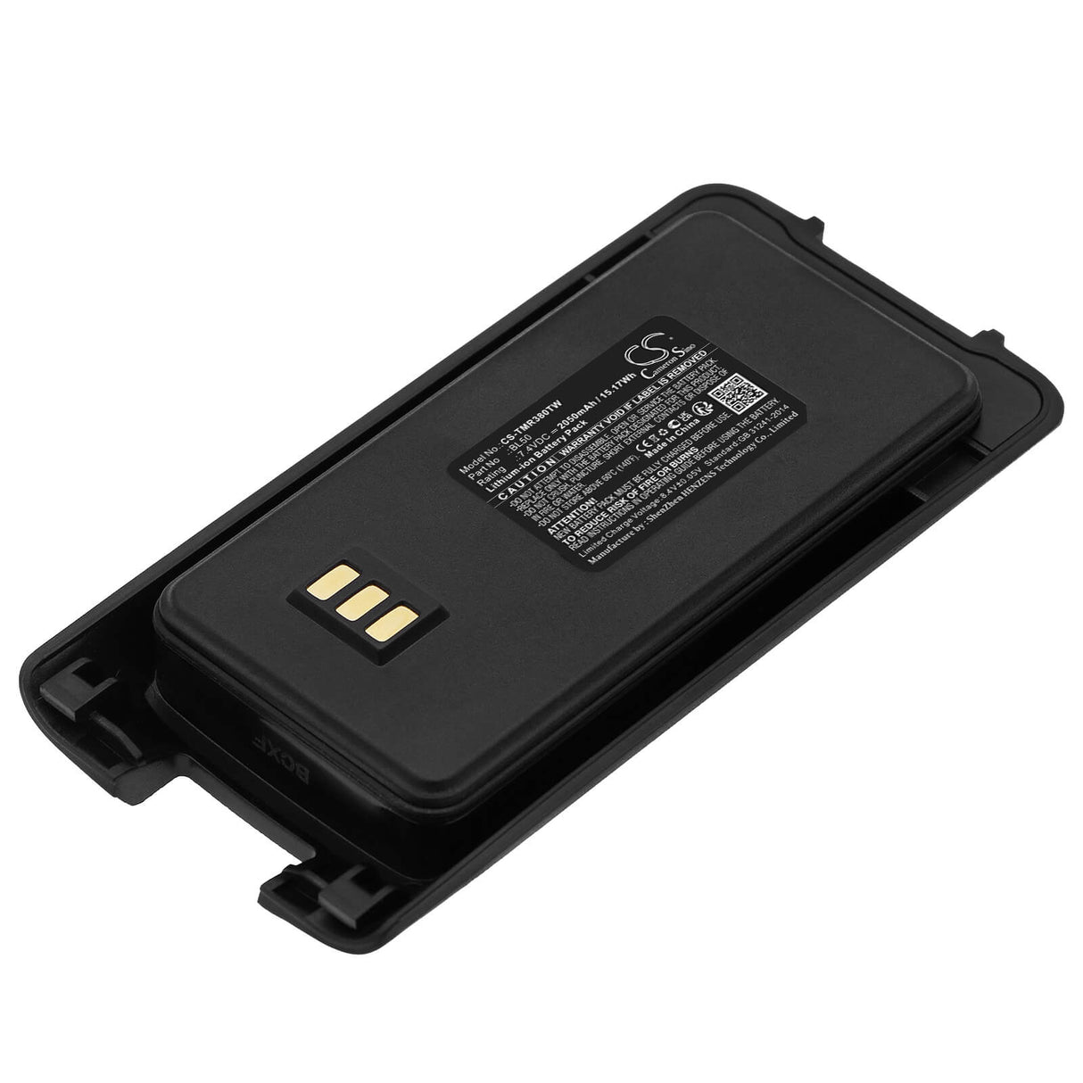 7.4V, Li-ion, 2050mAh, Two-Way Radio battery fits Harico, Tytera, Tetevis, Smartcom, Retevis, Bl50, P73, 15.17Wh Two-Way Radio Cameron Sino Technology Limited