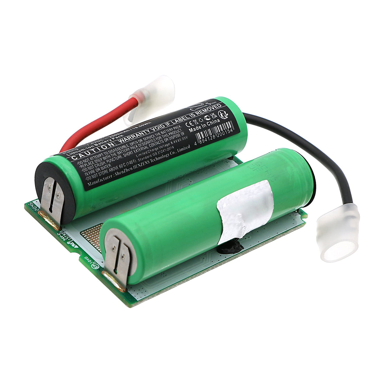7.4V, Li-ion, 2500mAh, Batterie de grattoir à glace compatible avec Karcher, Edi 4, Edi 4 Grattoir électrique à glace, 18.50Wh Grattoir à glace Cameron Sino Technology Limited
