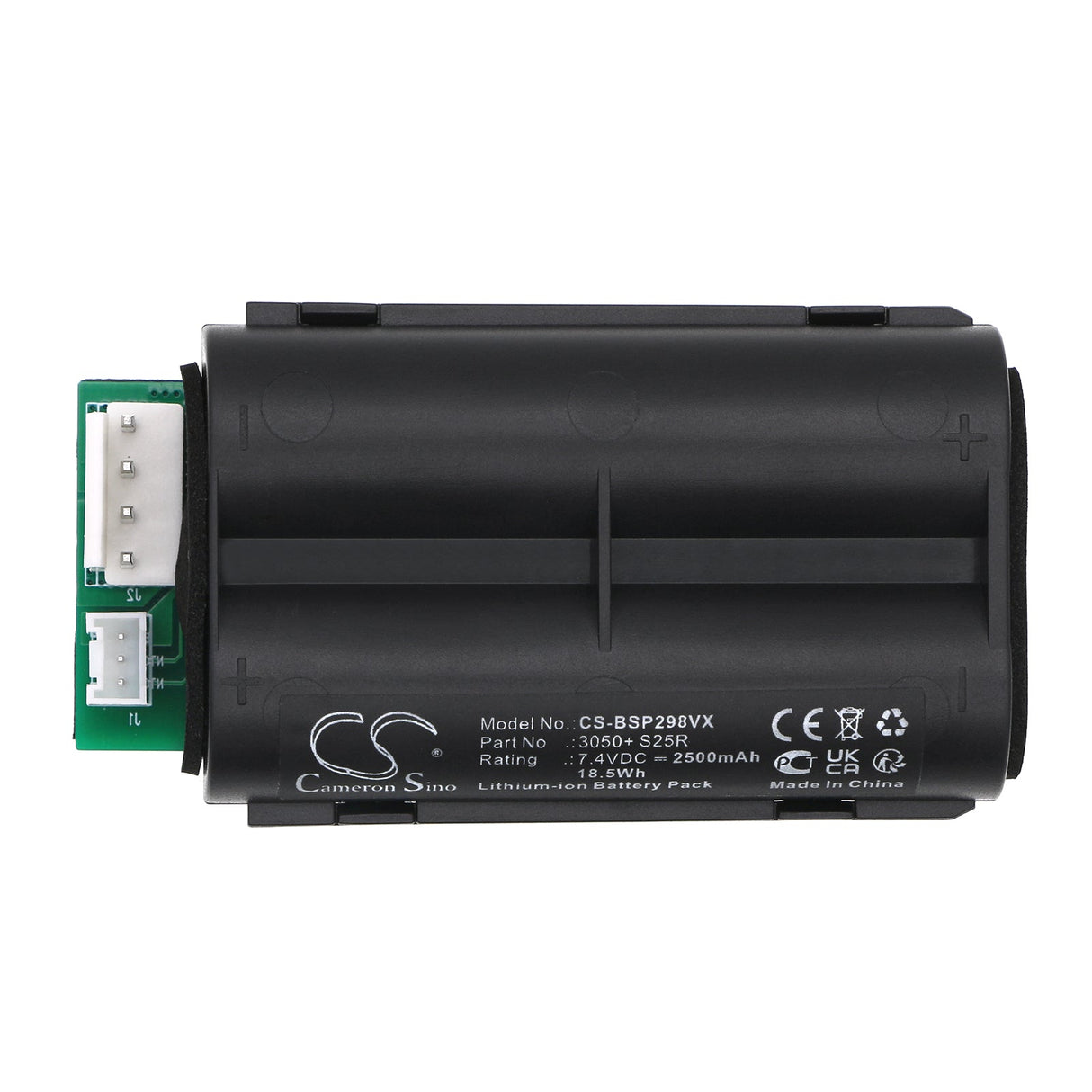 7.4V, Li-ion, 2500mAh Vacuum Battery fits Bissell, 2837, 2837+, 18.5Wh Vacuum Cameron Sino Technology Limited