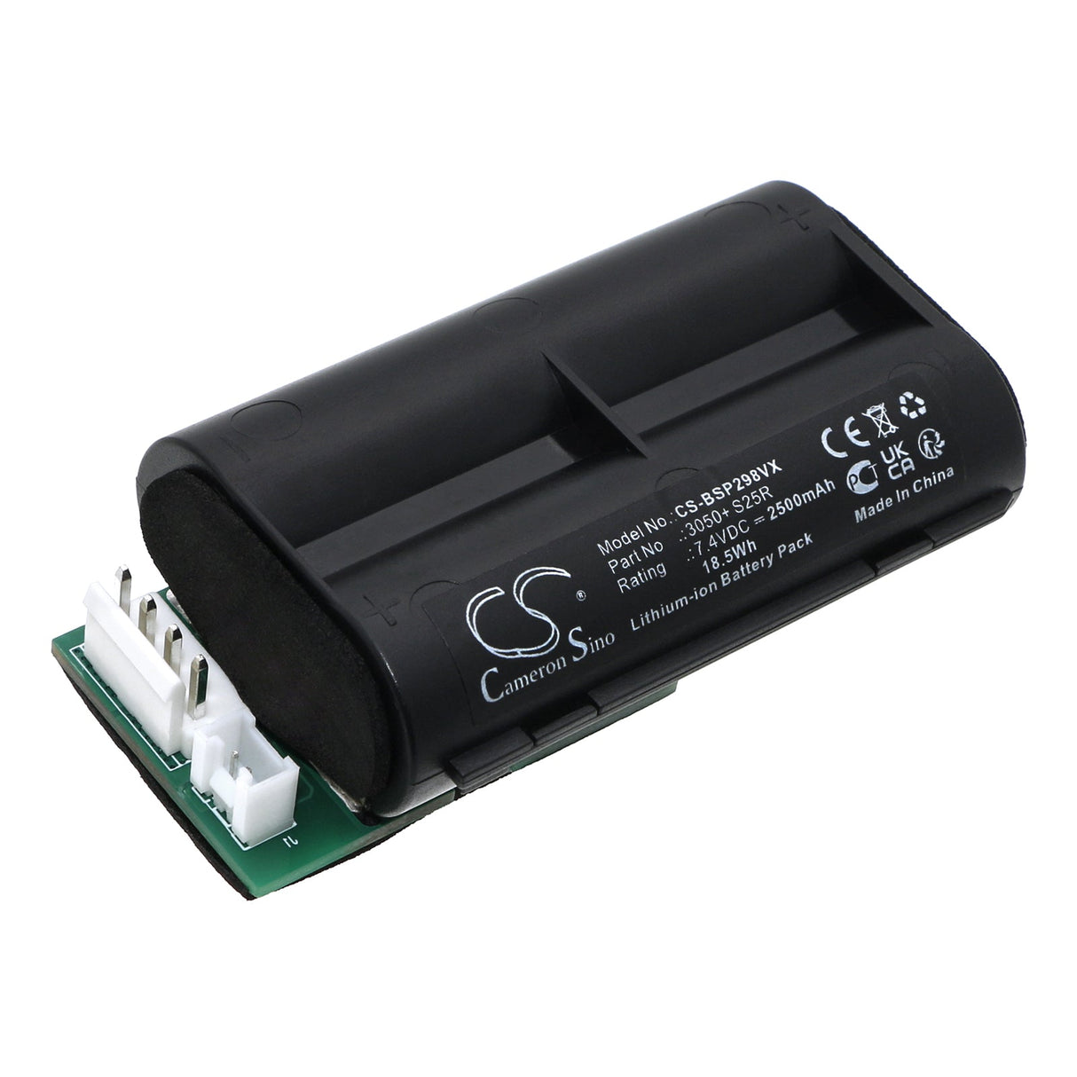 7.4V, Li-ion, 2500mAh Vacuum Battery fits Bissell, 2837, 2837+, 18.5Wh Vacuum Cameron Sino Technology Limited