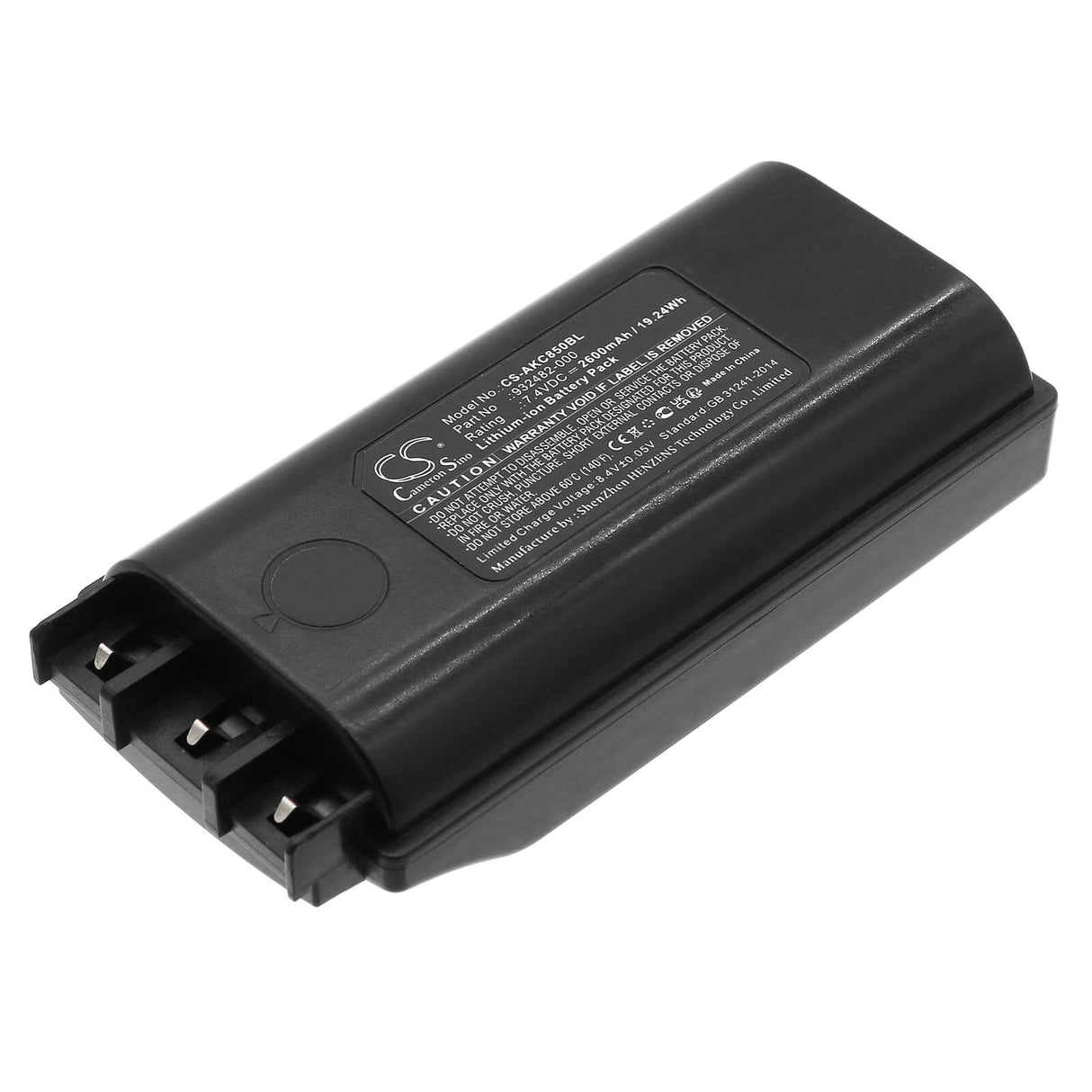 7.4v, Li-ion, 2600mah, Crane Remote Battery Fits Akerstroms, Bc85, Bc85 Transmitters, 19.24wh Crane Remote Control Cameron Sino Technology Limited