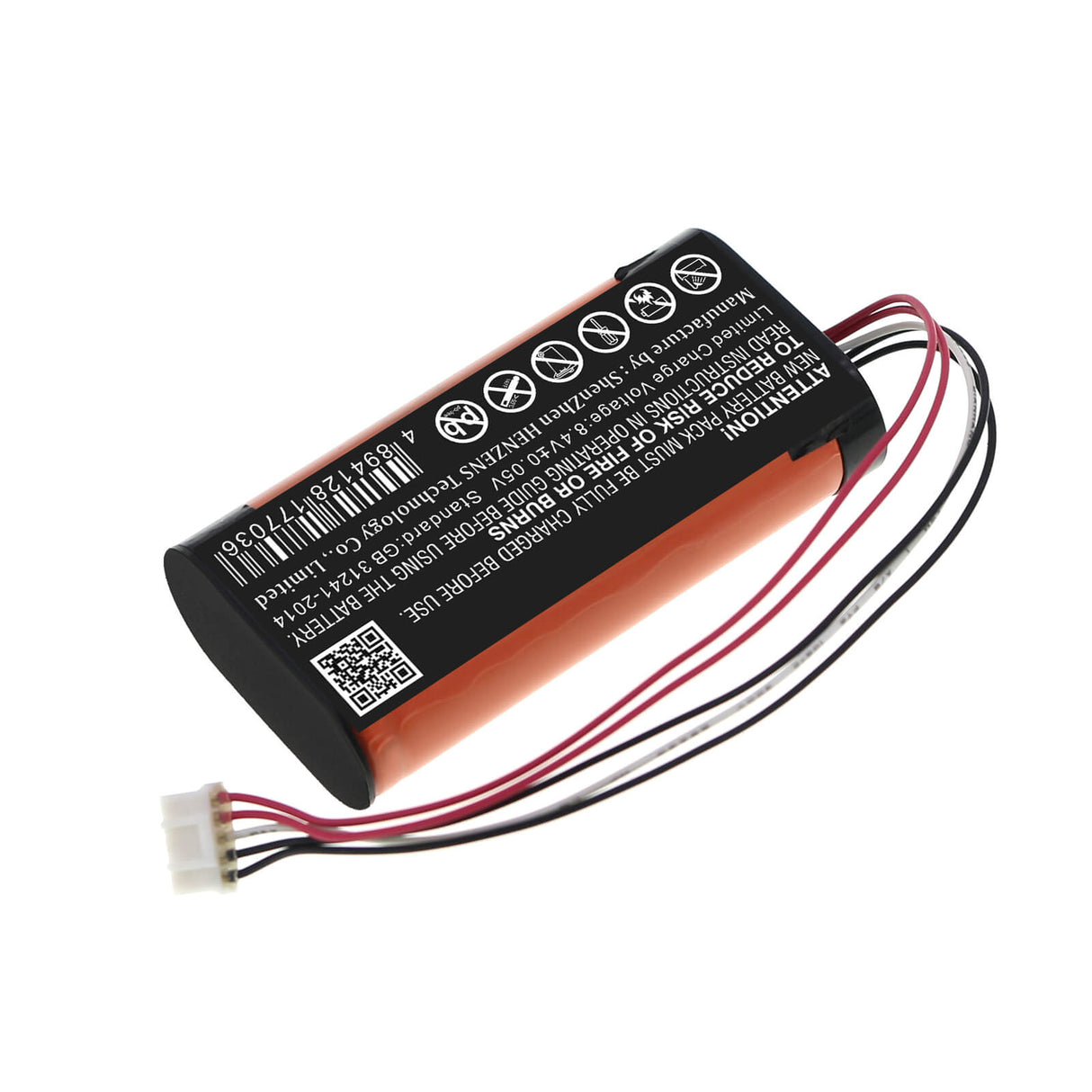 7.4V, Li-ion, 2460mAh, Batterie de haut-parleur compatible avec Dell, Haut-parleur sans fil 360, 18.20Wh Haut-parleur Cameron Sino Technology Limited