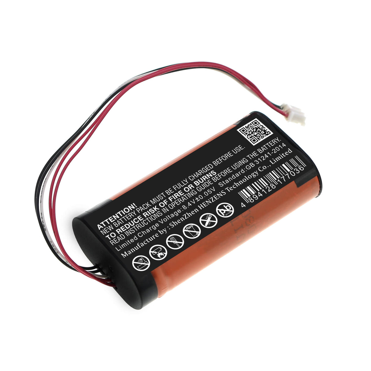 7.4V, Li-ion, 2460mAh, Batterie de haut-parleur compatible avec Dell, Haut-parleur sans fil 360, 18.20Wh Haut-parleur Cameron Sino Technology Limited