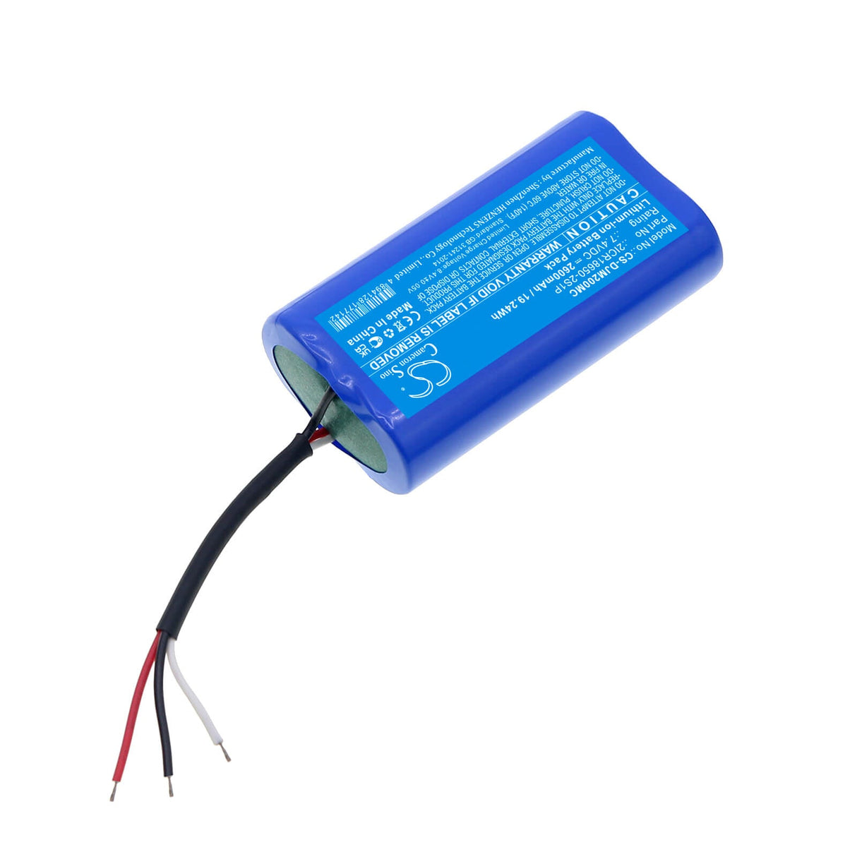 7.4V, Li-ion, 2600mAh, Camera battery fits Dji, 2icr18650-2s1p, Mobile 3, Mobile 4, 19.24Wh Camera Cameron Sino Technology Limited (Camera)