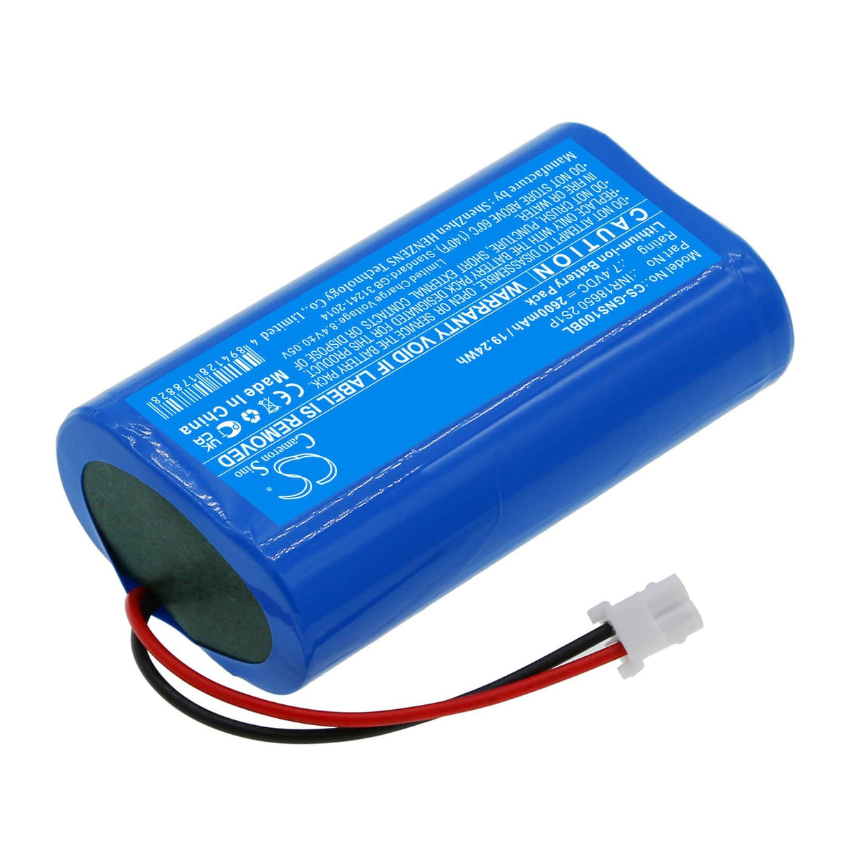 7.4v, Li-ion, 2600mah, Cash Register Battery Fits Geneko Supercash, 19.24wh Cash Register Cameron Sino Technology Limited