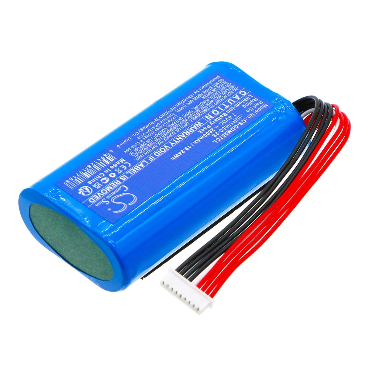 7.4V, Li-ion, 2600mAh, Batterie de communication et de conférence compatible avec Grandstream, Inr18650-2s, Gac2570, 19.24Wh Communication & Conférence Cameron Sino Technology Limited