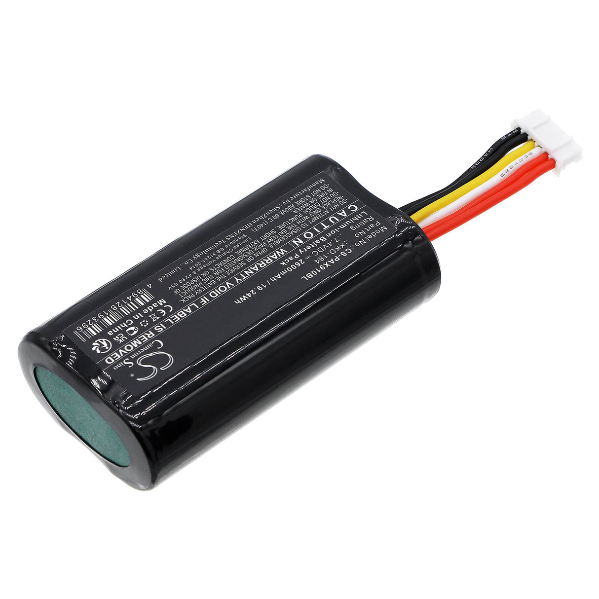 7,4V, Li-ion, 2600mAh, batterie de terminal de paiement compatible avec Pax, Xkd_173, N510, N900, 19,24Wh Terminal de paiement Cameron Sino Technology Limited