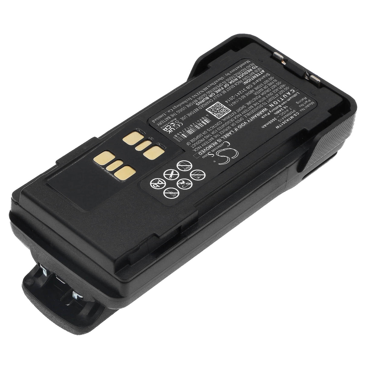 7.4V, Li-ion, 2600mAh, Two-Way Radio battery fits Motorola, Pmnn441, Dp2000, Dp2400, 19.24Wh Two-Way Radio Cameron Sino Technology Limited