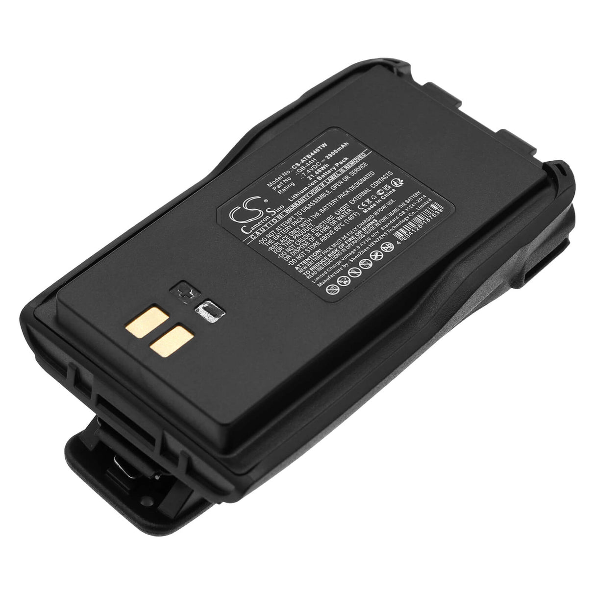 7.4V, Li-ion, 2900mAh, Two-Way Radio battery fits Anytone, Qb-44h, At-d780, At-d868uv, 21.46Wh Two-Way Radio Cameron Sino Technology Limited