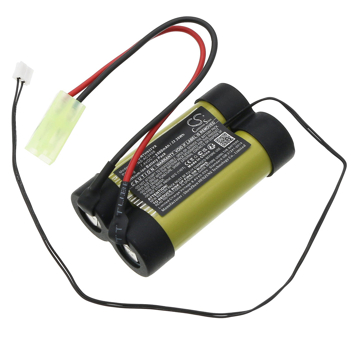7.4v, Li-ion, 3000mah, Rowenta vacuum battery Fits Ac922701/9a0, Ac922701/9a1, 22.20wh Vacuum Cameron Sino Technology Limited