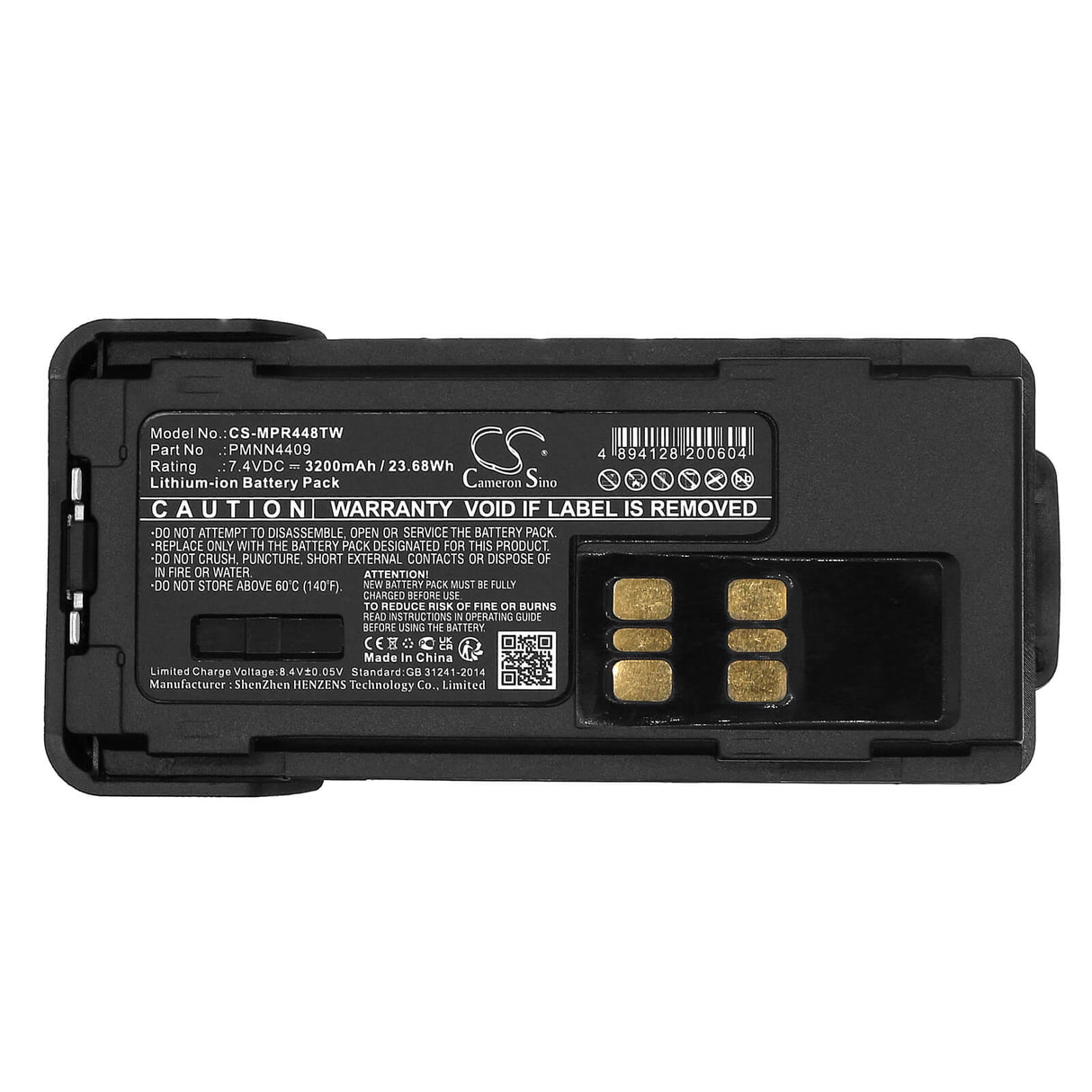 7.4V, Li-ion, 3200mAh, Two-Way Radio Battery fits Motorola, Apx2000, Apx3000, 23.68Wh Two-Way Radio Cameron Sino Technology Limited