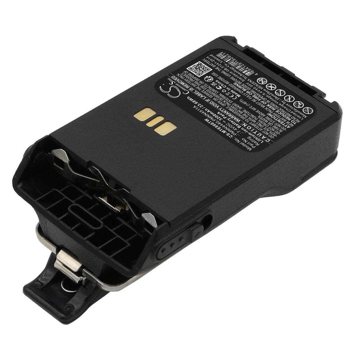 Impres 7.4V, Li-ion, 3200mAh, Two-Way Radio battery fits Motorola, Pmnn4440, Dp3000e, Dp3441, 23.68Wh Two-Way Radio Cameron Sino Technology Limited