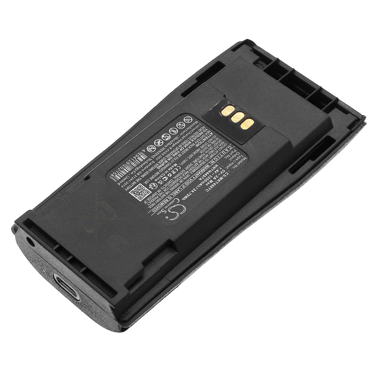 7.4V, Li-ion, 3350mAh, Two-Way Radio Battery with USB-C Charge port, fits Motorola, Cp040, Cp140, 24.79Wh Two-Way Radio Cameron Sino Technology Limited