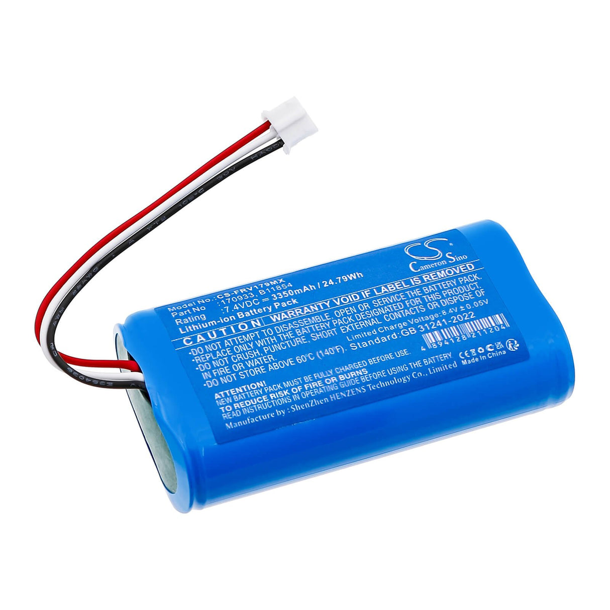 7.4V, Li-ion, 3350mAh, Batterie médicale compatible avec Fresenius, Agilia Sp Mc, Agilia Sp Mc Wifi, 24.79Wh Médical Cameron Sino Technology Limited (Médical)
