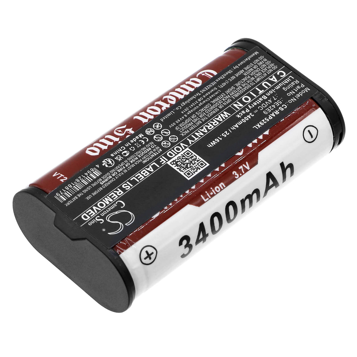 7.4v, Li-ion, 3400mah, Alarm Battery Fits Ring, Alarm Home Base Pro Station, 25.16wh Alarm System Cameron Sino Technology Limited
