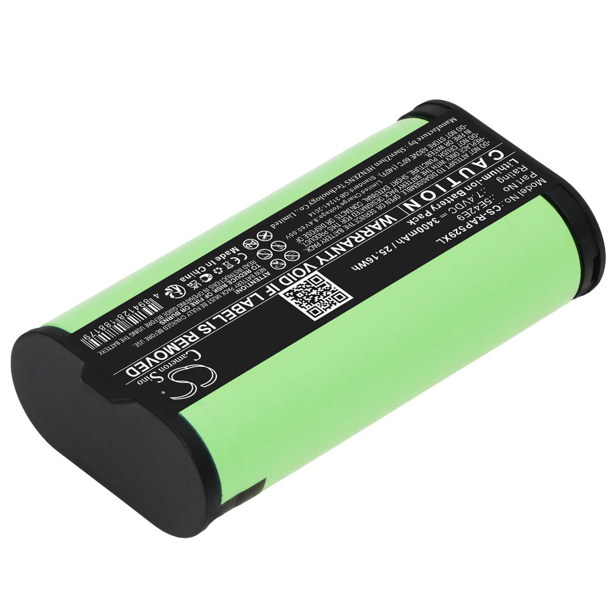 7.4v, Li-ion, 3400mah, Alarm Battery Fits Ring, Alarm Home Base Pro Station, 25.16wh Alarm System Cameron Sino Technology Limited