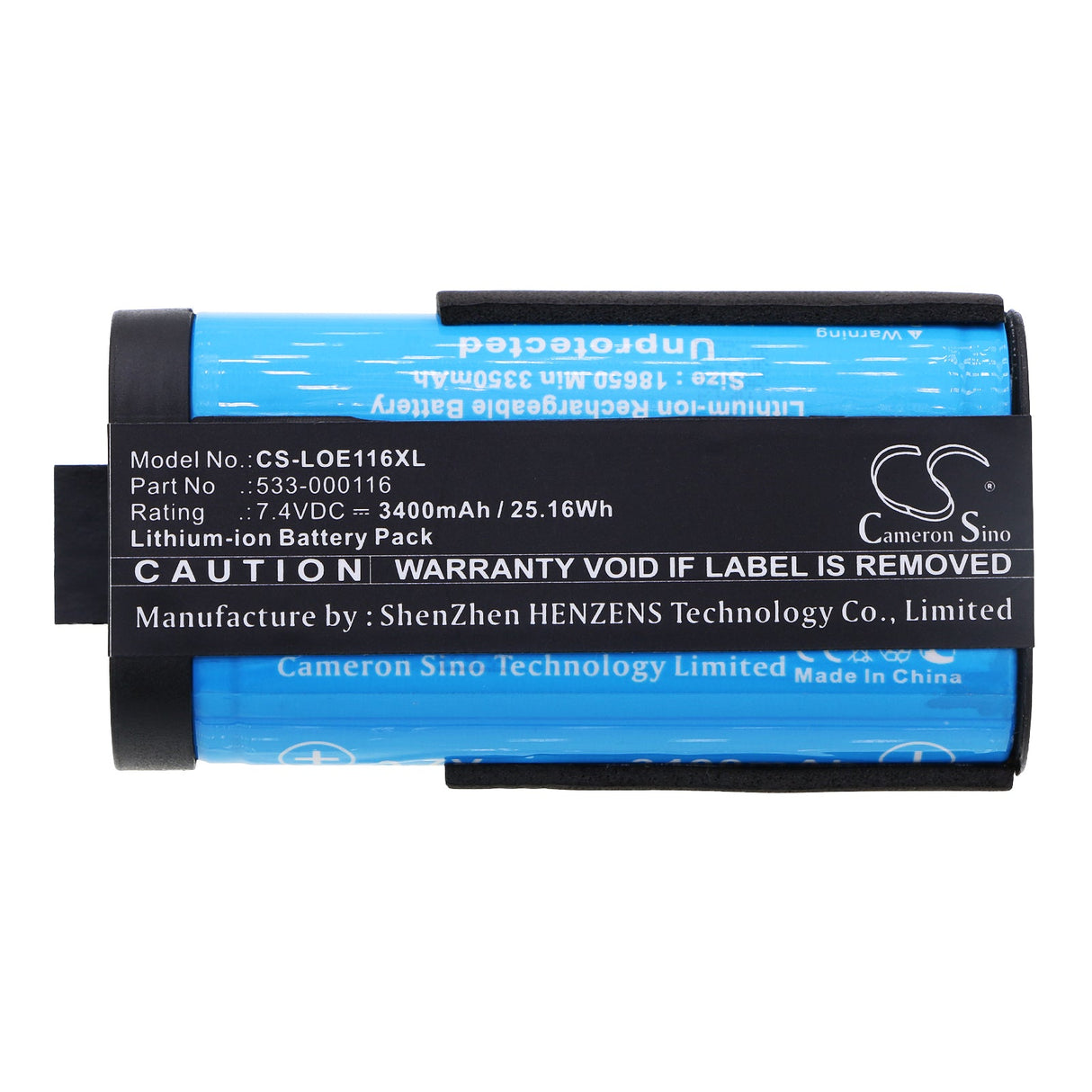 7.4V, Li-ion, 3400mAh, Speaker battery fits Logitech, S-00147, Ue Megaboom, 25.16Wh Speaker Cameron Sino Technology Limited
