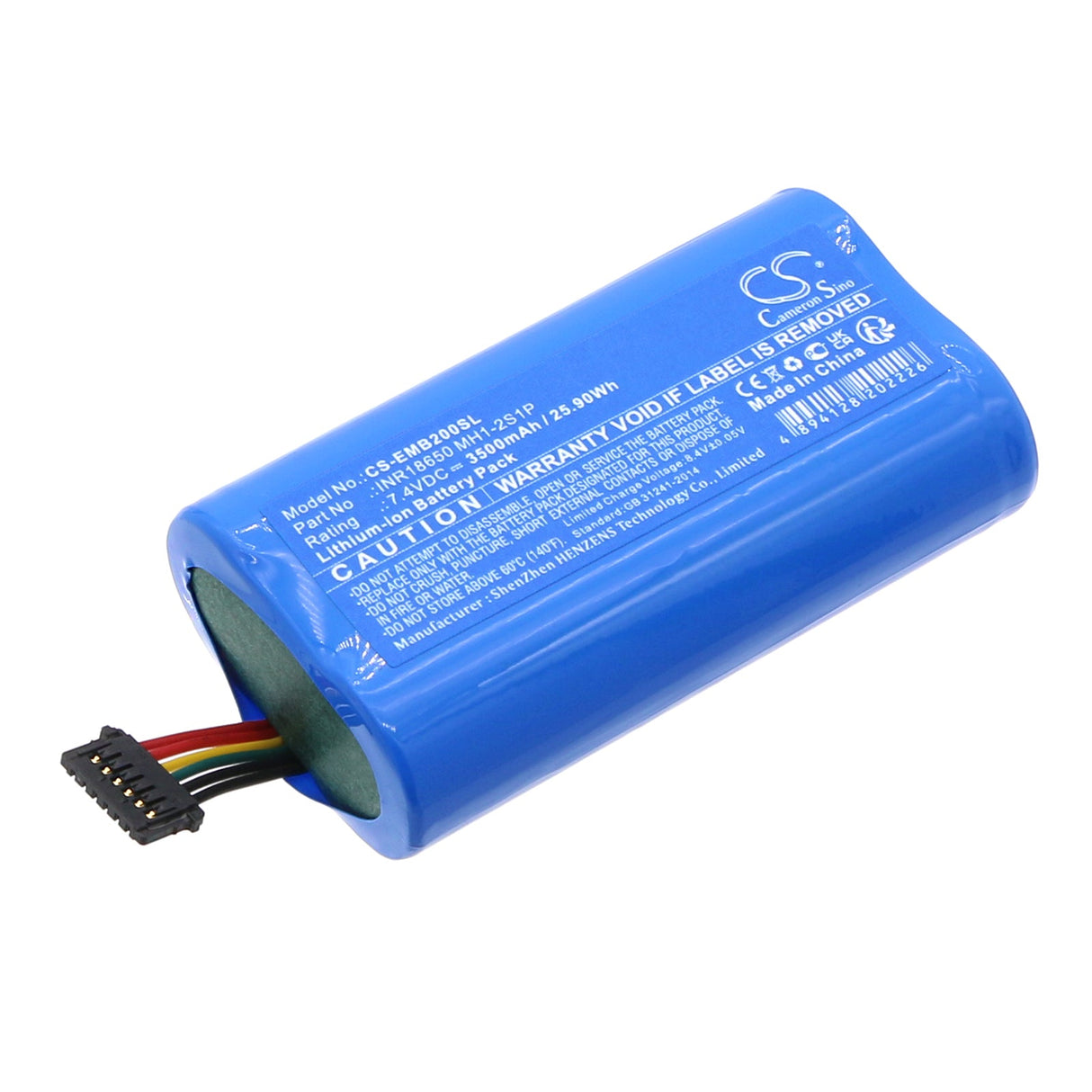 7.4v, Li-ion, 3500mah, Batterie de mug intelligent s'adapte à Ember Mug 2, 25.90wh Smart Mugs Cameron Sino Technology Limited