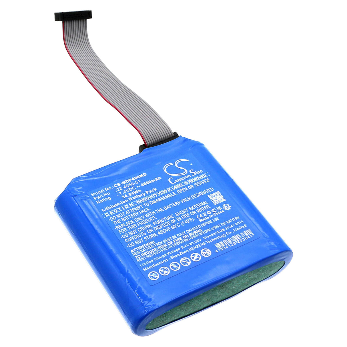 7.4V, Li-ion, 4600mAh, Medical battery fits Medfusion, 22-4050-51, 4000 Pump, 4000 Syringe Pump, 34.04Wh Medical Cameron Sino Technology Limited (Medical)