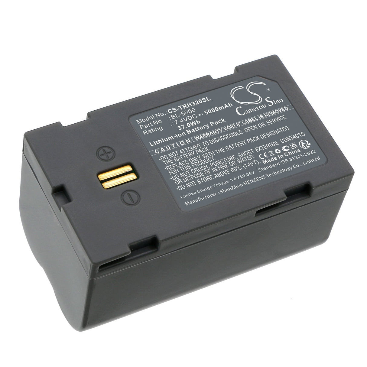 7.4V, Li-ion, 5000mAh, Equipment, Survey, Test battery fits Hi-target, F61, F66, 37.0Wh Equipment, Survey, Test Cameron Sino Technology Limited