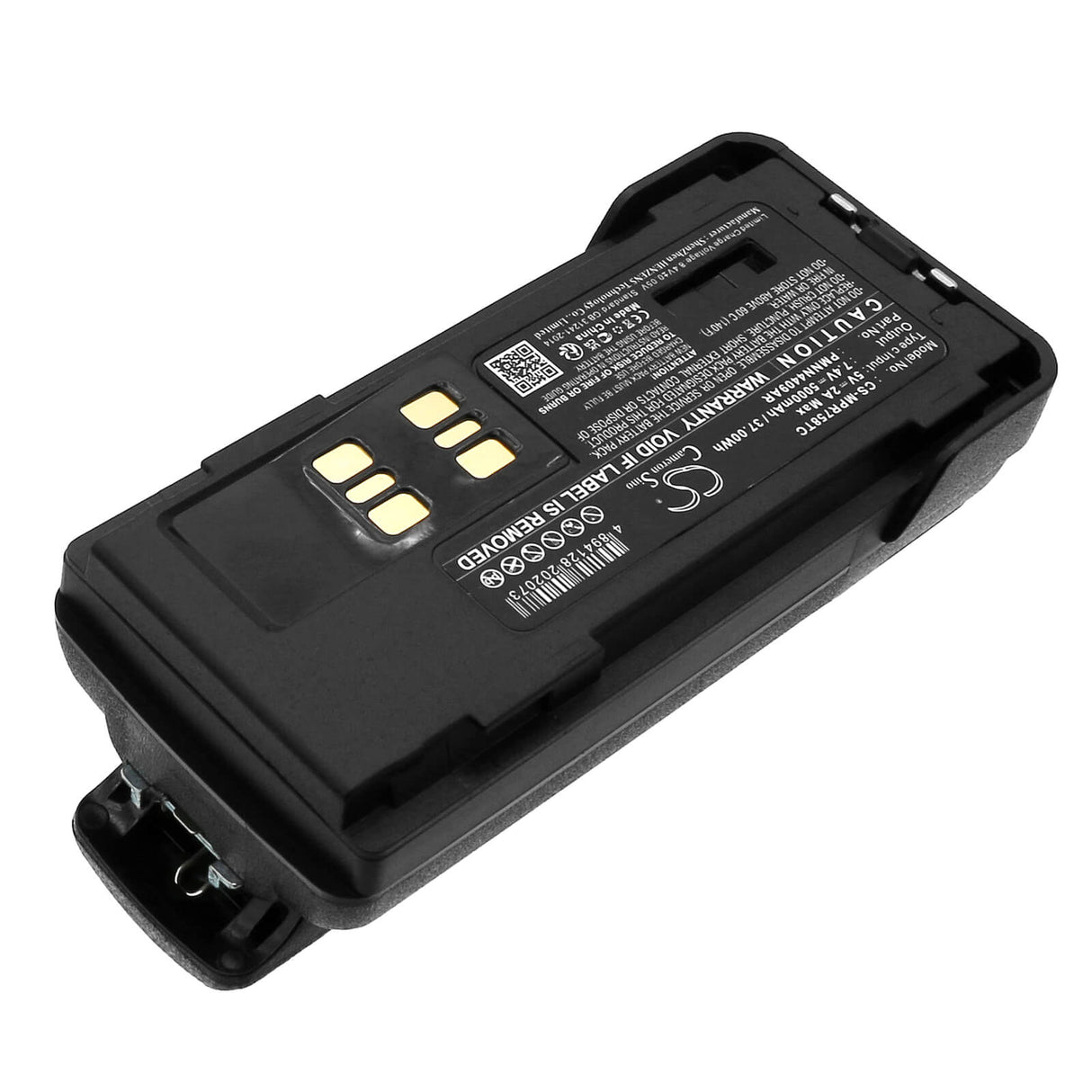 7.4V, Li-ion, 5000mAh, Two-Way Radio Battery with USB-C Charge port, fits Motorola, Apx2000, Apx3000, 37.00Wh Two-Way Radio Cameron Sino Technology Limited
