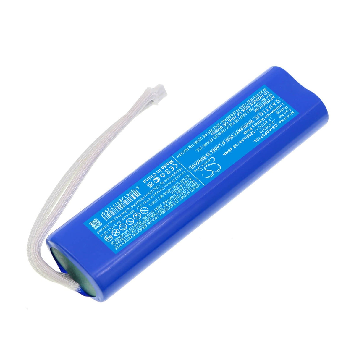 7,4v, Li-ion, 5200mah, Batterie d'éclairage et de studio compatible avec American Dj, Pinpoint Gobo, Pinpoint Gobo Color, 38,48wh Éclairage & Studio Cameron Sino Technology Limited