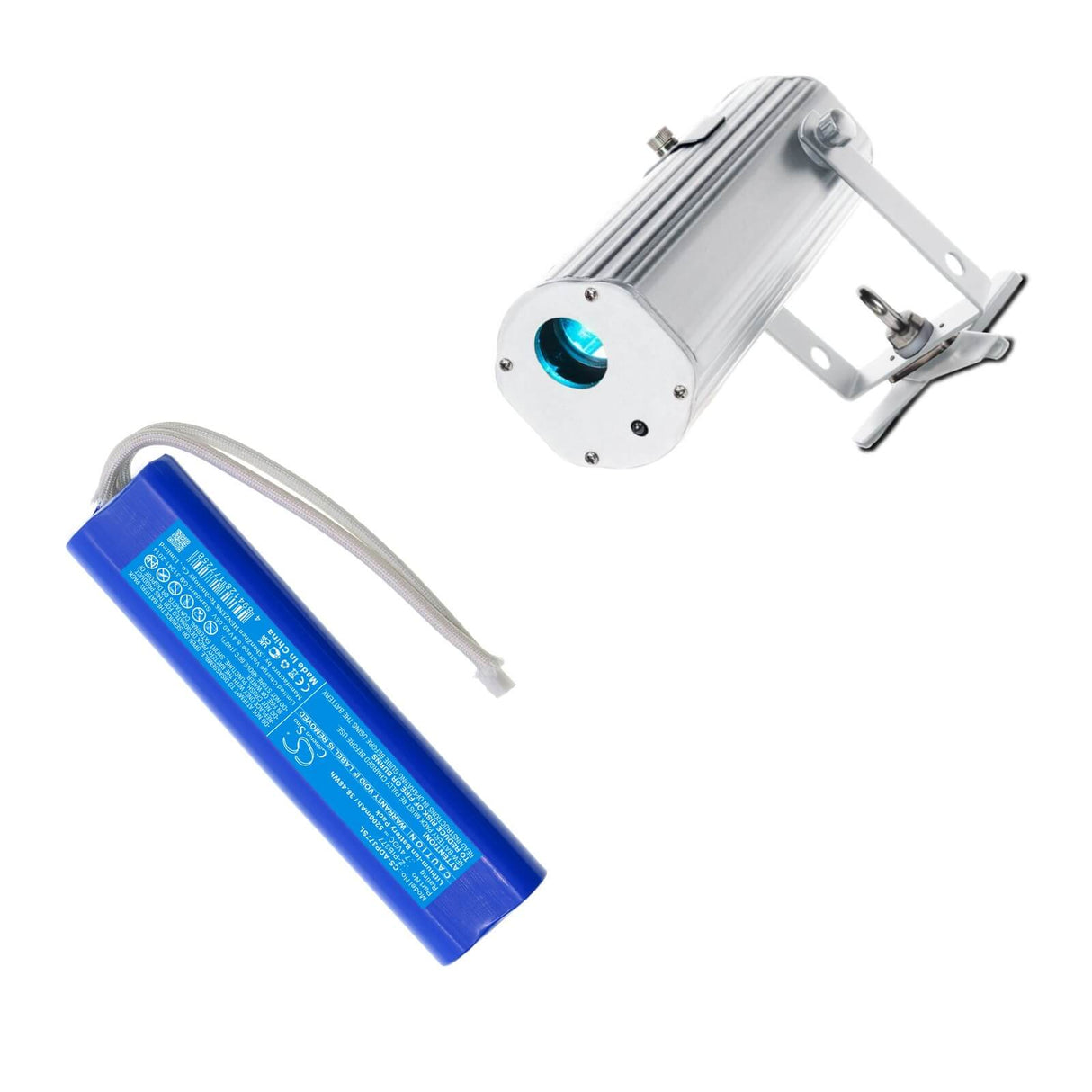 7,4v, Li-ion, 5200mah, Batterie d'éclairage et de studio compatible avec American Dj, Pinpoint Gobo, Pinpoint Gobo Color, 38,48wh Éclairage & Studio Cameron Sino Technology Limited
