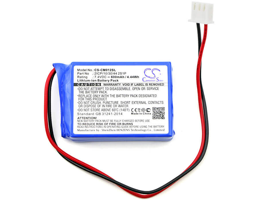 7.4v, Li-ion, 600mah, Batterie compatible avec Cameron Sino, 2icp/10/30/44 2s1p, 4.44wh Pack de batteries Cameron Sino Technology Limited