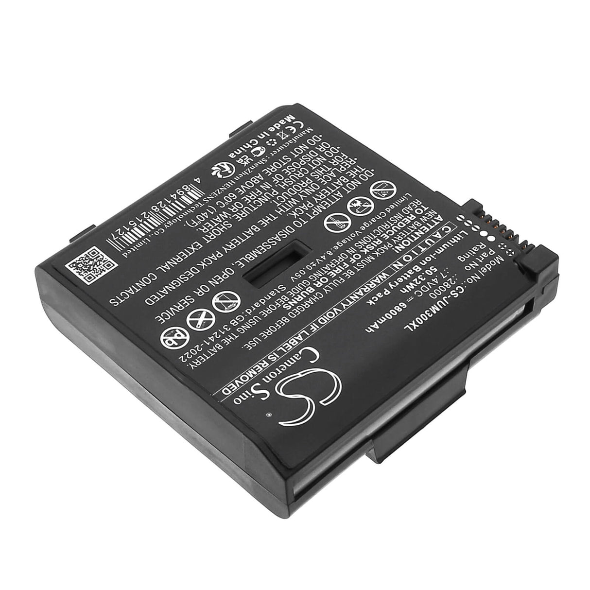 7.4V, Li-ion, 6800mAh, Équipement, Enquête, Batterie de test compatible avec Juniper, 28000, Mesa 3, Mesa 3 Android, 50.32Wh Équipement, Enquête, Test Cameron Sino Technology Limited