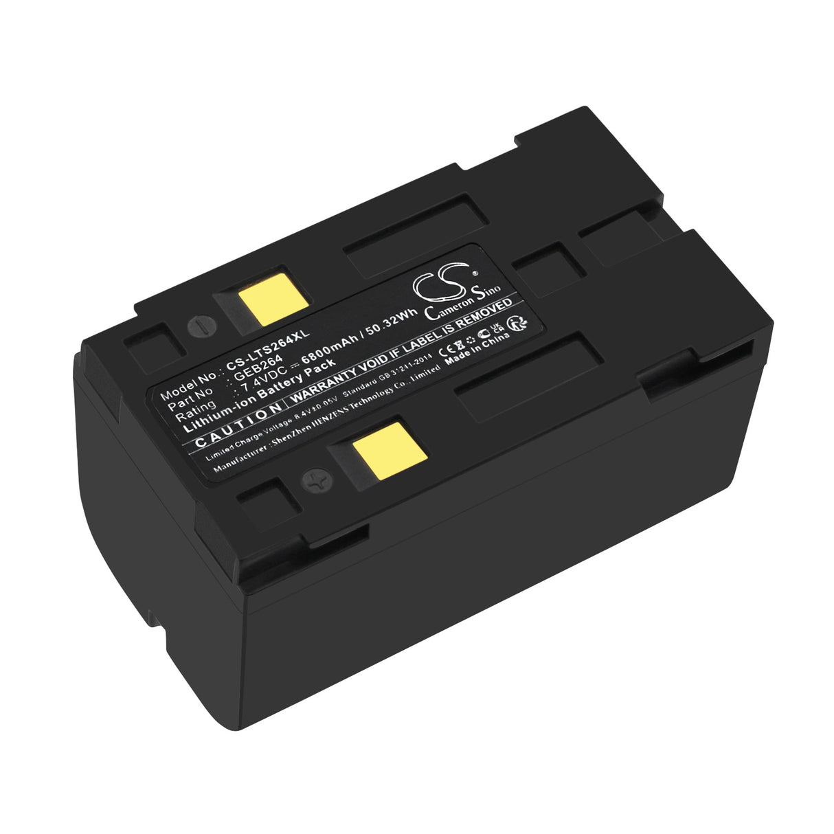 7.4V, Li-ion, 6800mAh, Equipment, Survey, Test battery fits Leica, Ts01 Total Station, 50.32Wh Equipment, Survey, Test Cameron Sino Technology Limited