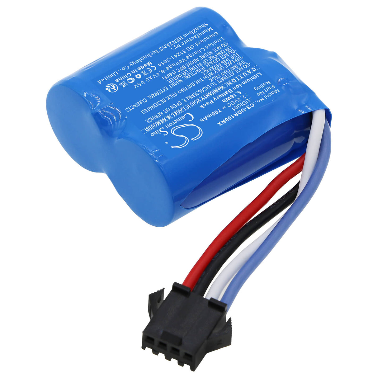 7.4V, Li-ion, 700mAh, Batterie de robot compatible avec Huanqi, Udi, Hq960, 5.18Wh Robot Cameron Sino Technology Limited